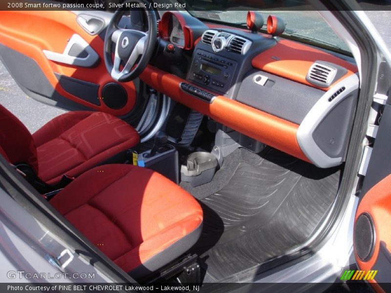 Silver Metallic / Design Red 2008 Smart fortwo passion coupe