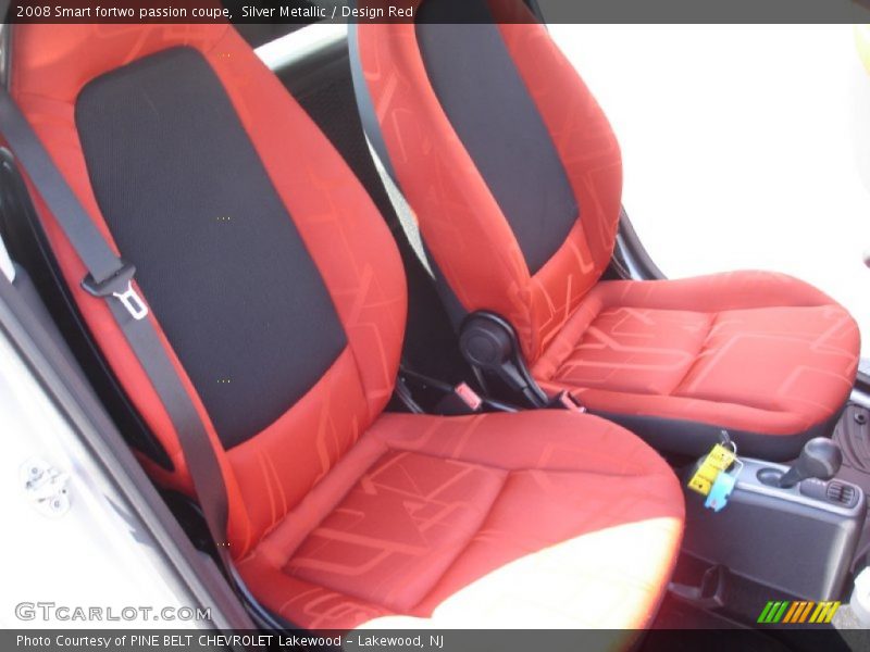 Silver Metallic / Design Red 2008 Smart fortwo passion coupe