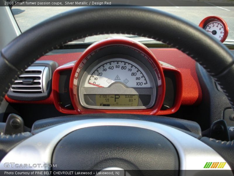 Silver Metallic / Design Red 2008 Smart fortwo passion coupe