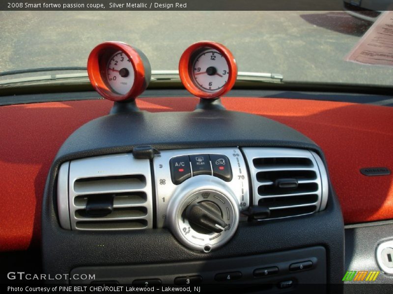 Silver Metallic / Design Red 2008 Smart fortwo passion coupe