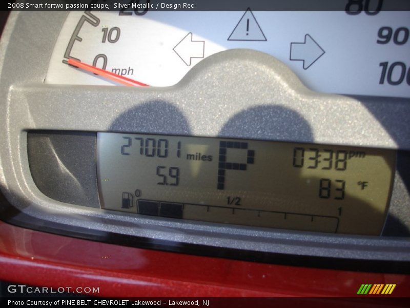 Silver Metallic / Design Red 2008 Smart fortwo passion coupe