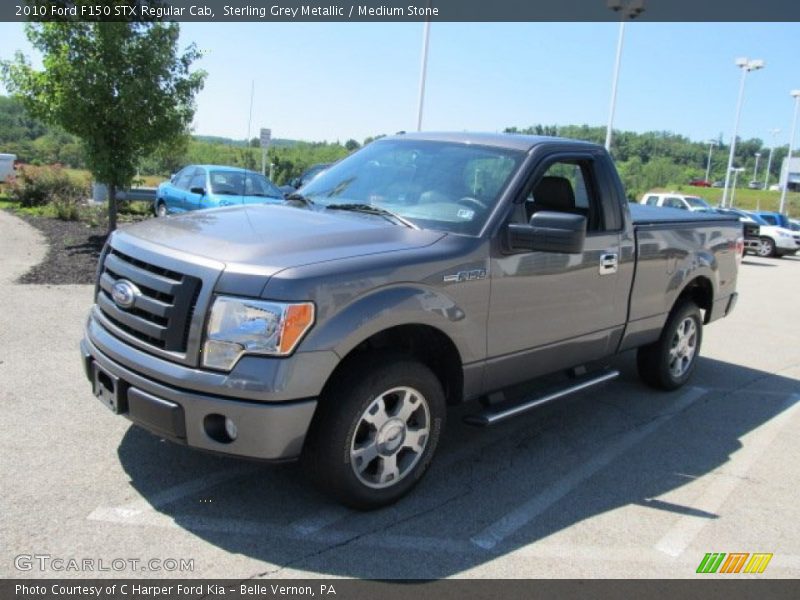 Sterling Grey Metallic / Medium Stone 2010 Ford F150 STX Regular Cab