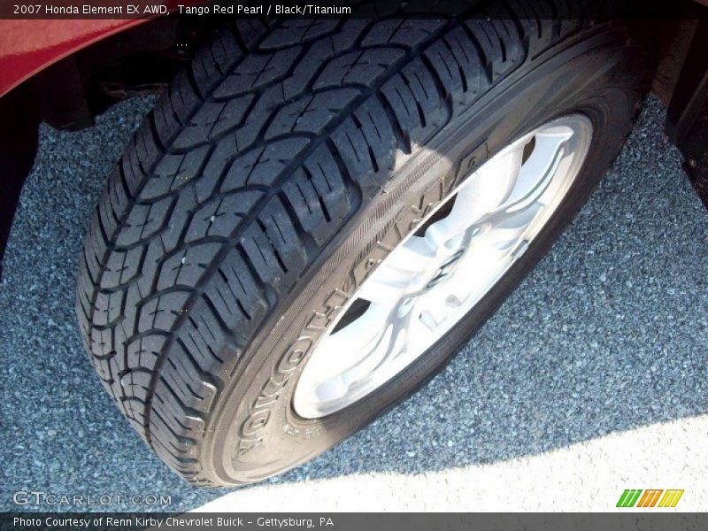 Tango Red Pearl / Black/Titanium 2007 Honda Element EX AWD