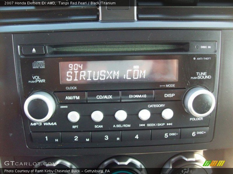 Tango Red Pearl / Black/Titanium 2007 Honda Element EX AWD