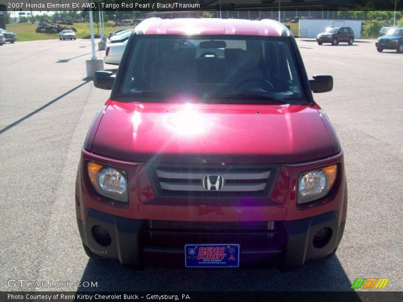 Tango Red Pearl / Black/Titanium 2007 Honda Element EX AWD