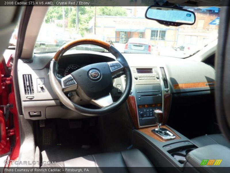 Crystal Red / Ebony 2008 Cadillac STS 4 V6 AWD