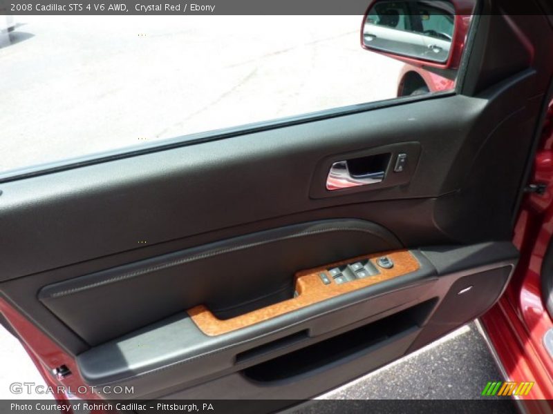 Crystal Red / Ebony 2008 Cadillac STS 4 V6 AWD