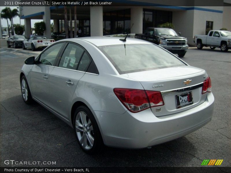 Silver Ice Metallic / Jet Black Leather 2011 Chevrolet Cruze LTZ