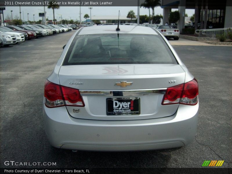 Silver Ice Metallic / Jet Black Leather 2011 Chevrolet Cruze LTZ