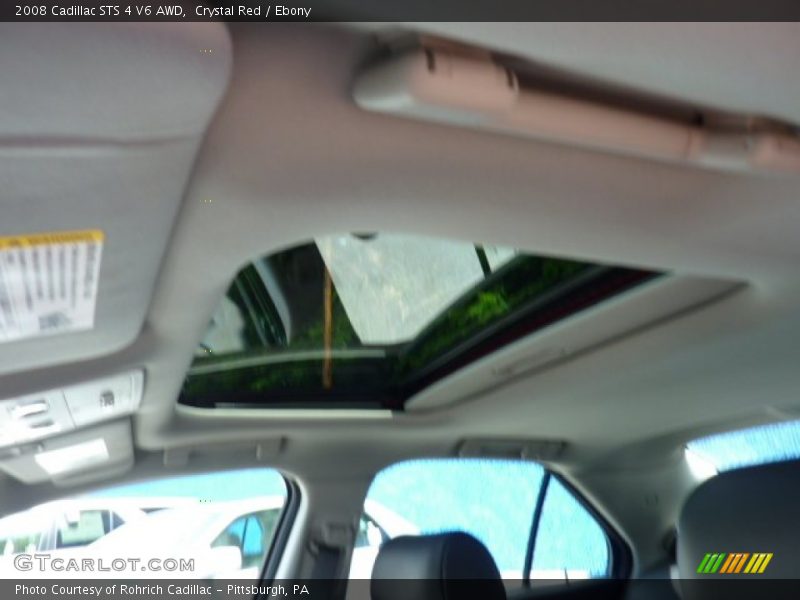 Crystal Red / Ebony 2008 Cadillac STS 4 V6 AWD