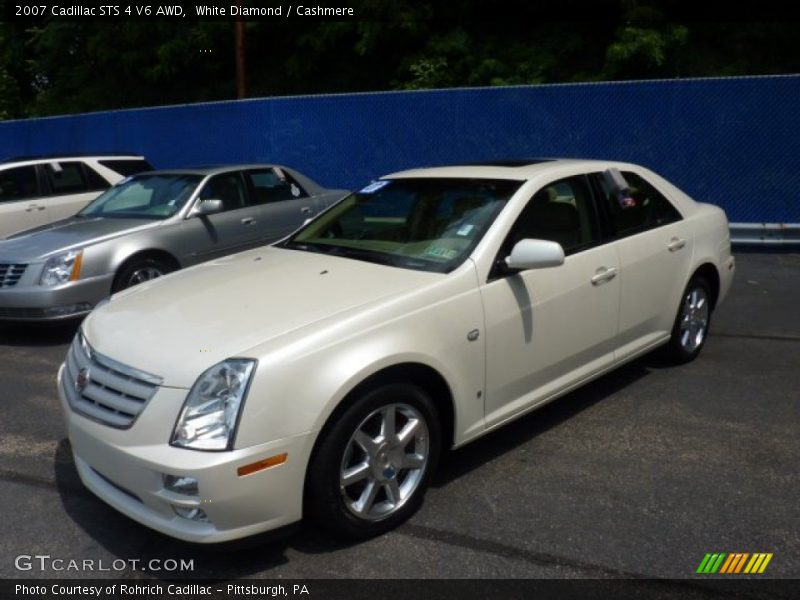 White Diamond / Cashmere 2007 Cadillac STS 4 V6 AWD