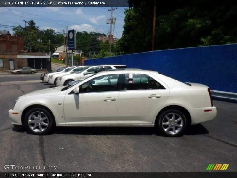 White Diamond / Cashmere 2007 Cadillac STS 4 V6 AWD