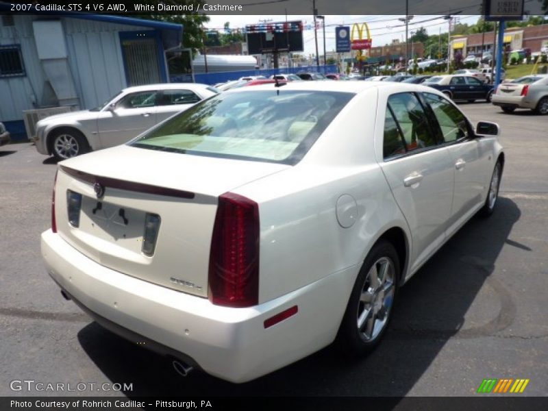 White Diamond / Cashmere 2007 Cadillac STS 4 V6 AWD