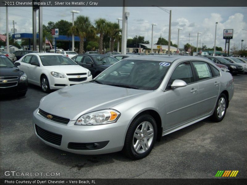 Silver Ice Metallic / Gray 2011 Chevrolet Impala LT