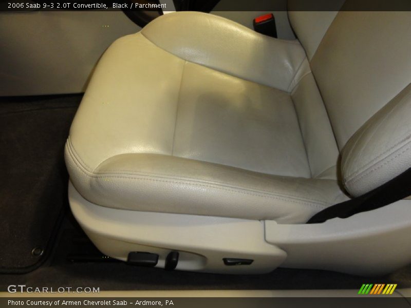Black / Parchment 2006 Saab 9-3 2.0T Convertible