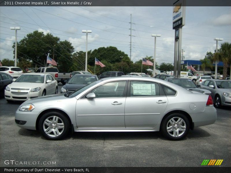 Silver Ice Metallic / Gray 2011 Chevrolet Impala LT