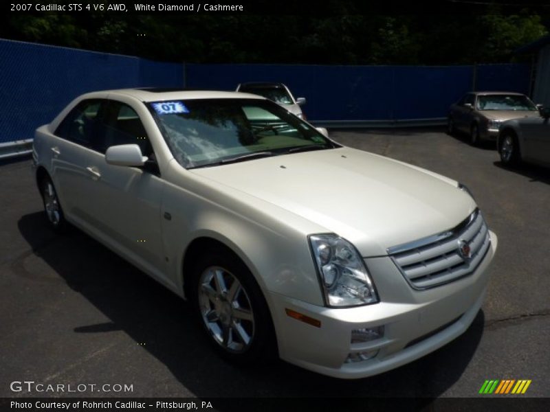 White Diamond / Cashmere 2007 Cadillac STS 4 V6 AWD