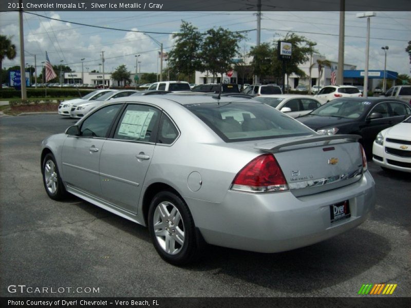 Silver Ice Metallic / Gray 2011 Chevrolet Impala LT