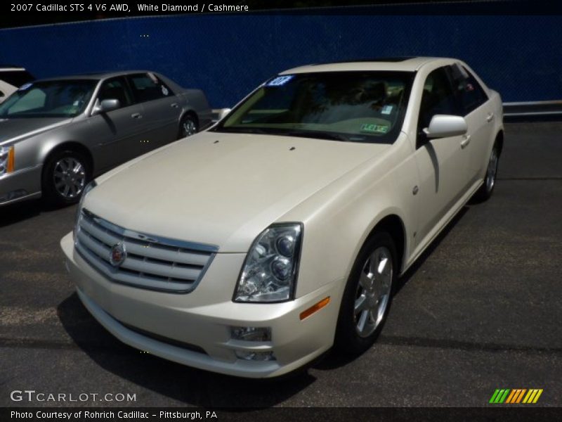 White Diamond / Cashmere 2007 Cadillac STS 4 V6 AWD