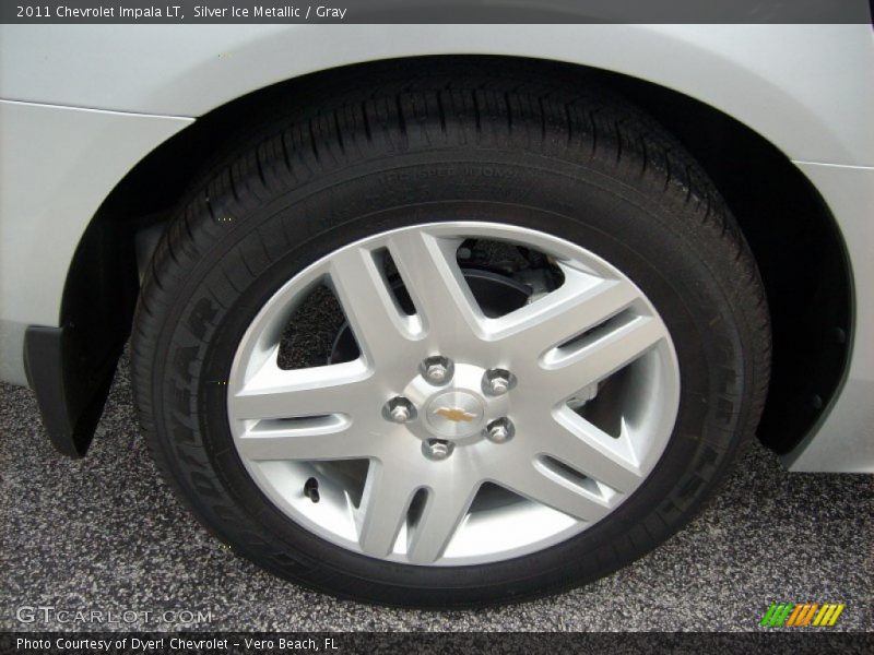 Silver Ice Metallic / Gray 2011 Chevrolet Impala LT