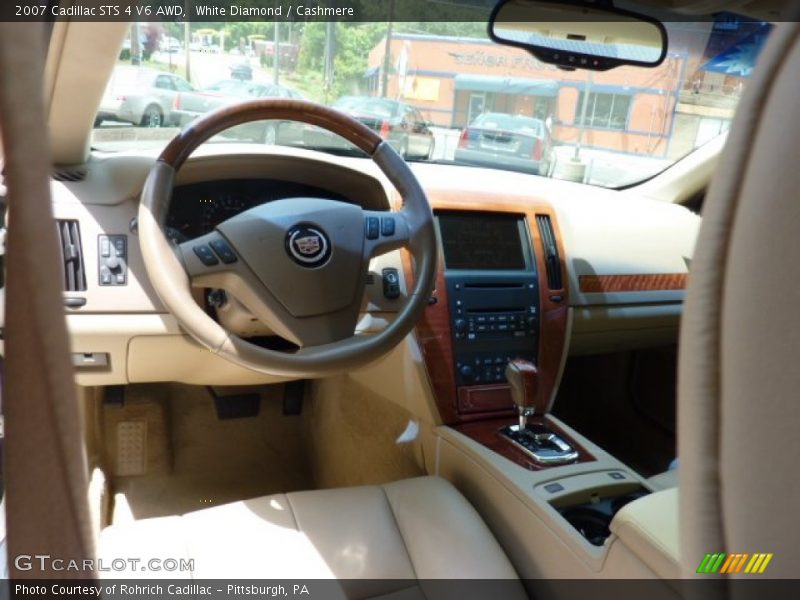White Diamond / Cashmere 2007 Cadillac STS 4 V6 AWD
