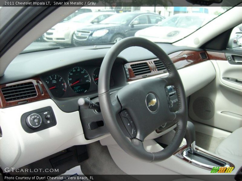 Silver Ice Metallic / Gray 2011 Chevrolet Impala LT