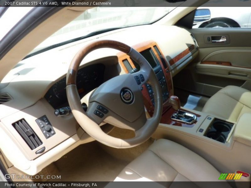 White Diamond / Cashmere 2007 Cadillac STS 4 V6 AWD