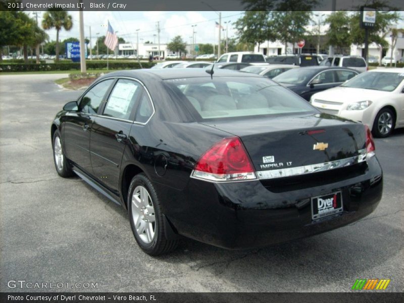Black / Gray 2011 Chevrolet Impala LT
