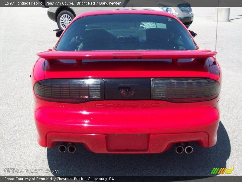 Bright Red / Dark Pewter 1997 Pontiac Firebird Trans Am Coupe
