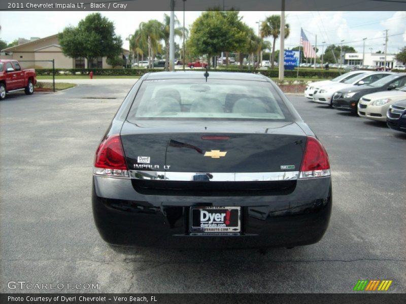 Black / Gray 2011 Chevrolet Impala LT