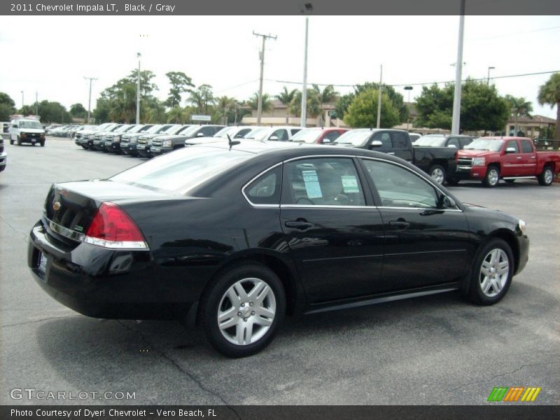 Black / Gray 2011 Chevrolet Impala LT