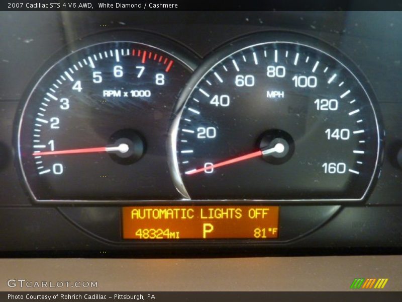 White Diamond / Cashmere 2007 Cadillac STS 4 V6 AWD