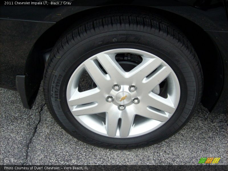 Black / Gray 2011 Chevrolet Impala LT