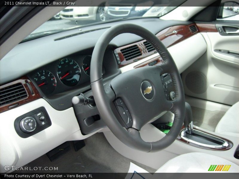 Black / Gray 2011 Chevrolet Impala LT