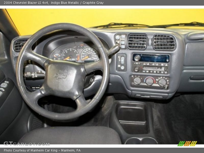 Indigo Blue Metallic / Graphite Gray 2004 Chevrolet Blazer LS 4x4