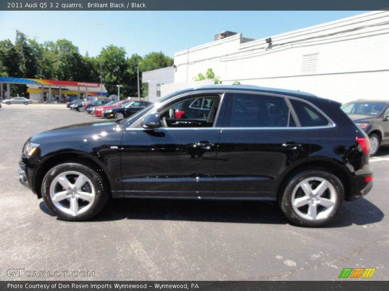 Brilliant Black / Black 2011 Audi Q5 3.2 quattro