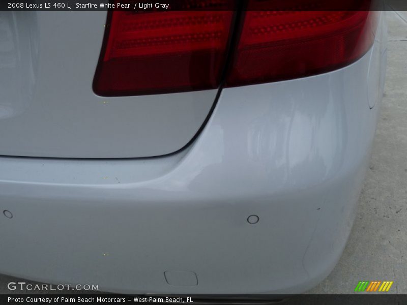 Starfire White Pearl / Light Gray 2008 Lexus LS 460 L