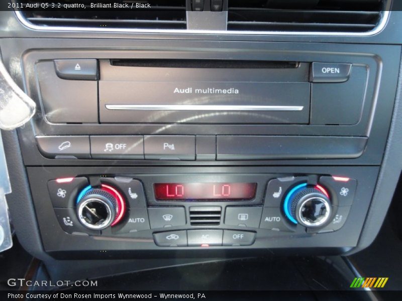 Controls of 2011 Q5 3.2 quattro
