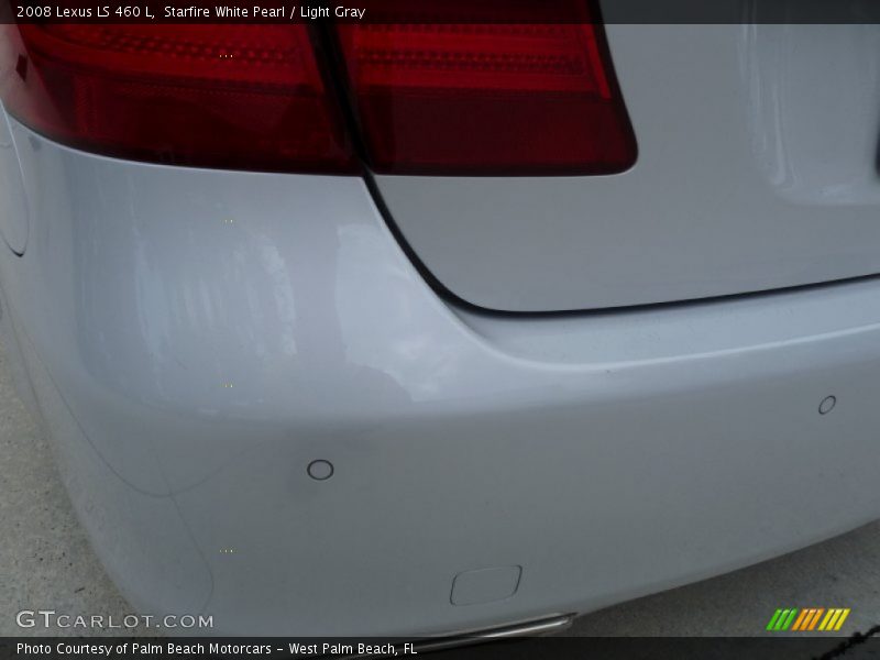 Starfire White Pearl / Light Gray 2008 Lexus LS 460 L