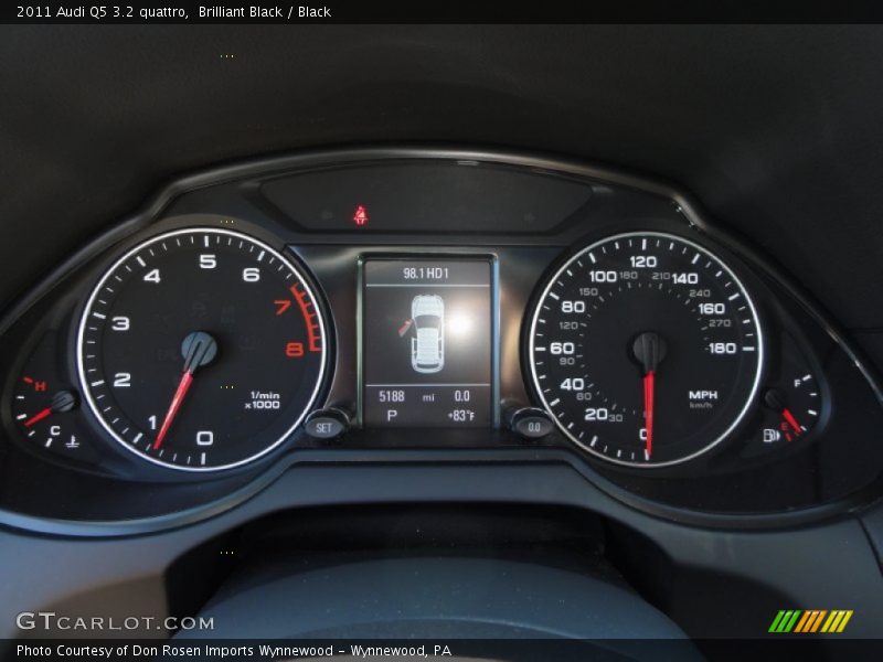  2011 Q5 3.2 quattro 3.2 quattro Gauges
