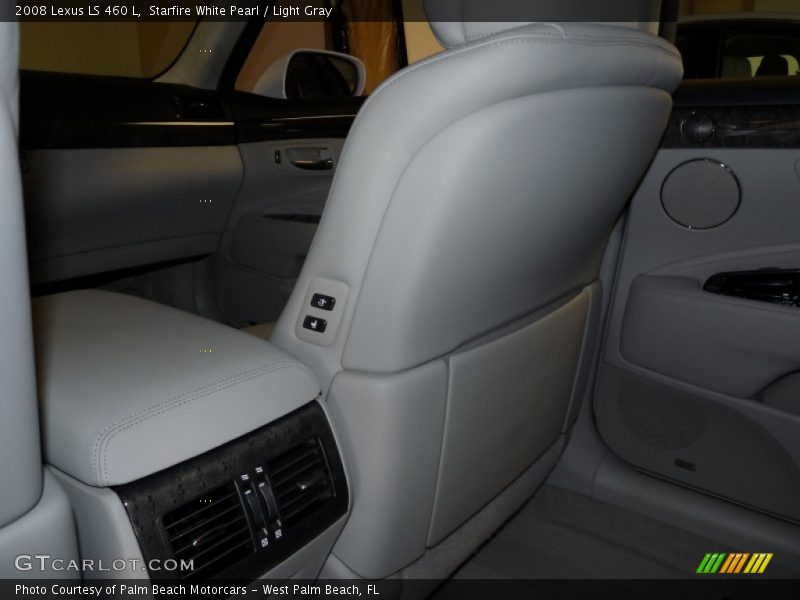 Starfire White Pearl / Light Gray 2008 Lexus LS 460 L