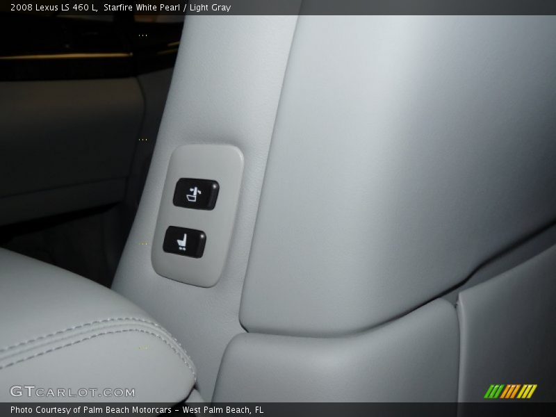 Starfire White Pearl / Light Gray 2008 Lexus LS 460 L