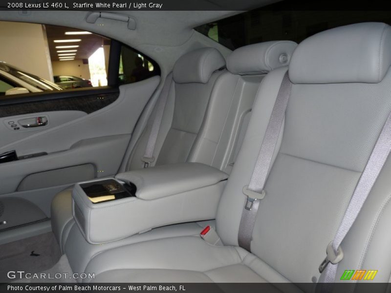 Starfire White Pearl / Light Gray 2008 Lexus LS 460 L