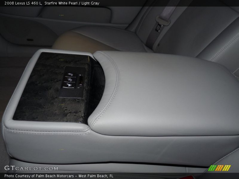 Starfire White Pearl / Light Gray 2008 Lexus LS 460 L