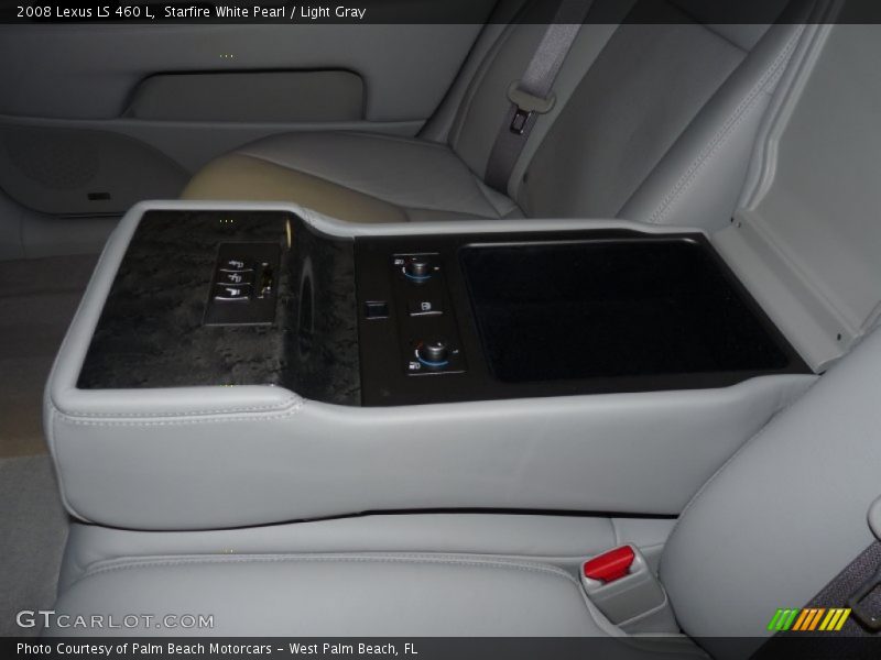 Starfire White Pearl / Light Gray 2008 Lexus LS 460 L