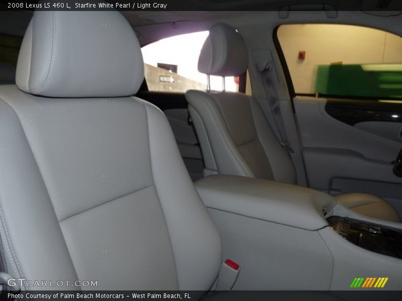 Starfire White Pearl / Light Gray 2008 Lexus LS 460 L