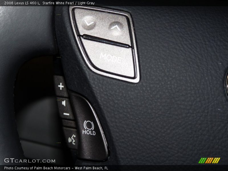 Starfire White Pearl / Light Gray 2008 Lexus LS 460 L