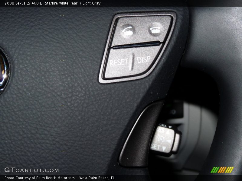 Starfire White Pearl / Light Gray 2008 Lexus LS 460 L