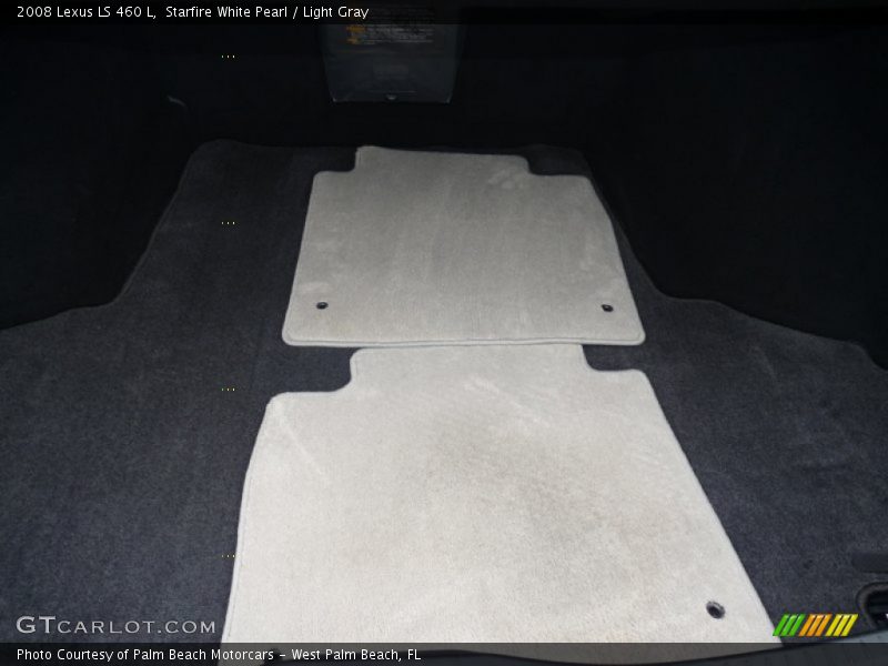 Starfire White Pearl / Light Gray 2008 Lexus LS 460 L