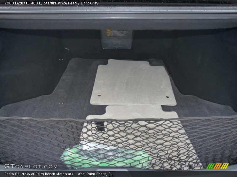 Starfire White Pearl / Light Gray 2008 Lexus LS 460 L
